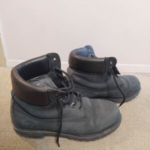 Men's Black Leather Boots
